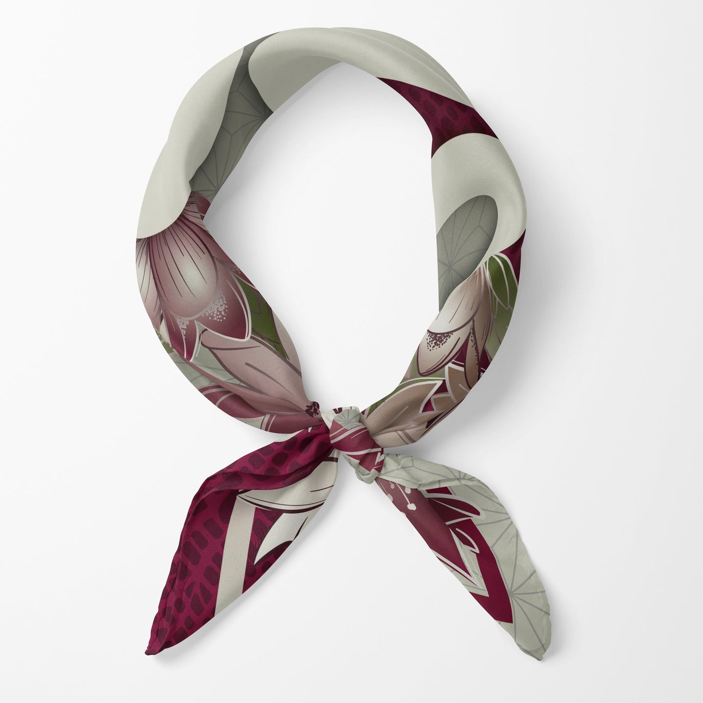 Saguaro Blossom Silk Scarf - Classic Size