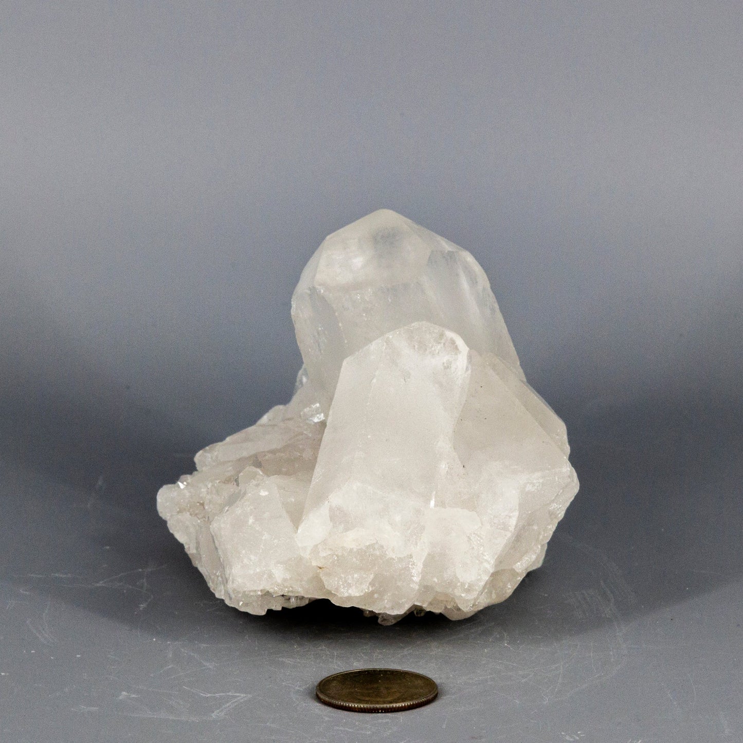 Clear Quartz Crystal Cluster: 'HQ' Healing Stone