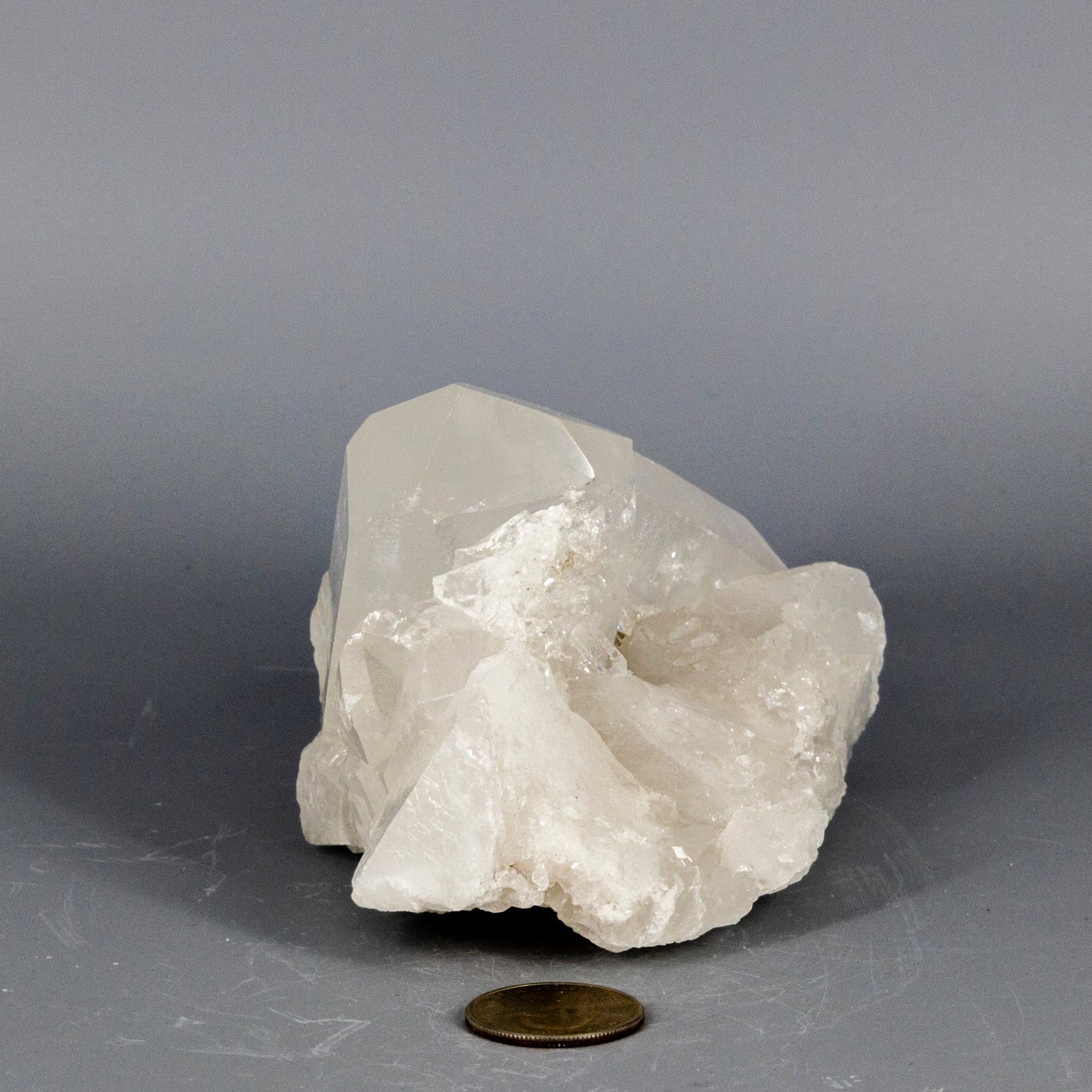 Clear Quartz Crystal Cluster: 'HQ' Healing Stone