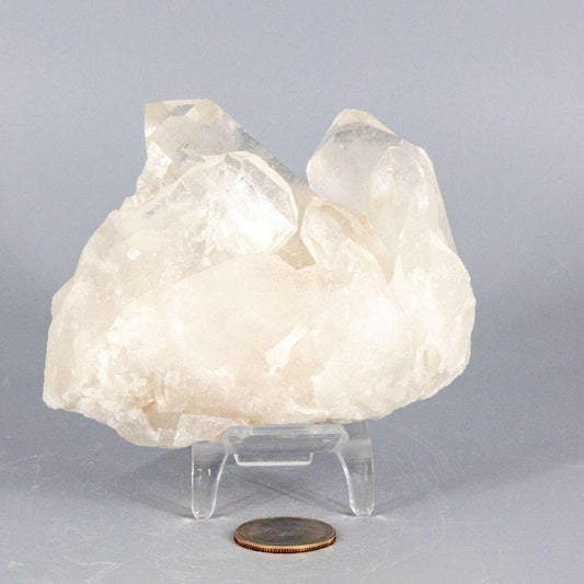 Clear Quartz Crystal Point Cluster Raw Natural Stone