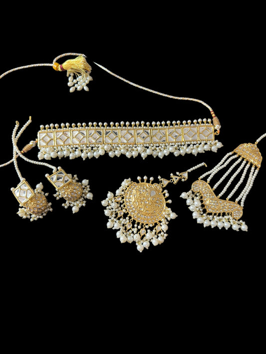 BR481 kundan bridal set ( READY TO SHIP )