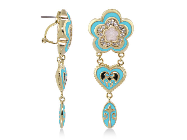 Bows And Hearts Earrings