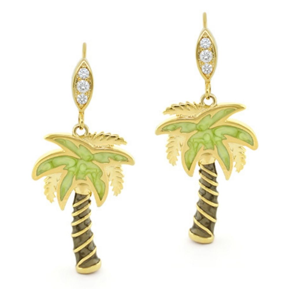 Eau Palm Tree Earrings