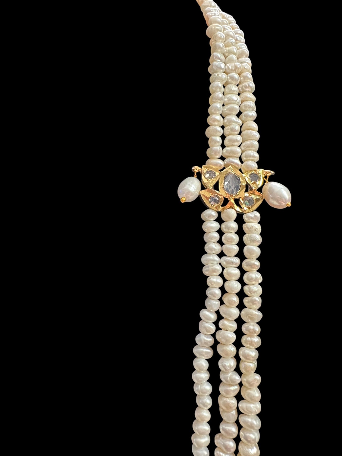 DLN29 Raina fresh water pearl necklace ( SHIPS IN 4 WEEKS )