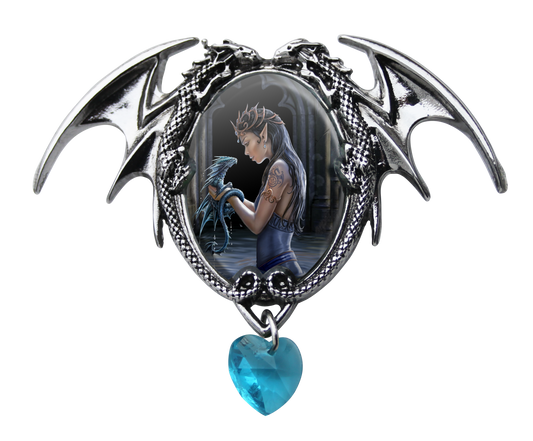 Water Dragon Cameo by Anne Stokes