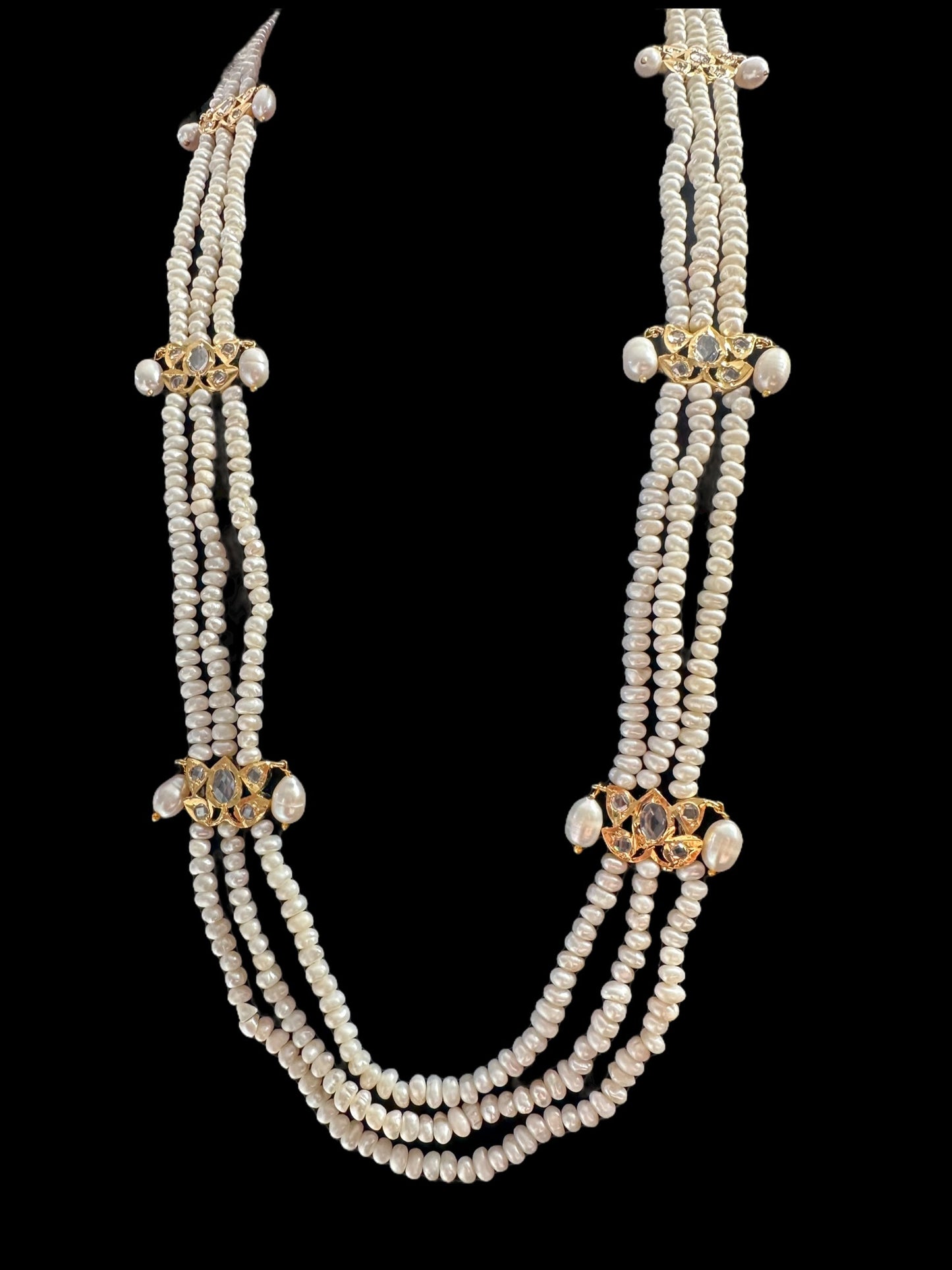 DLN29 Raina fresh water pearl necklace ( SHIPS IN 4 WEEKS )