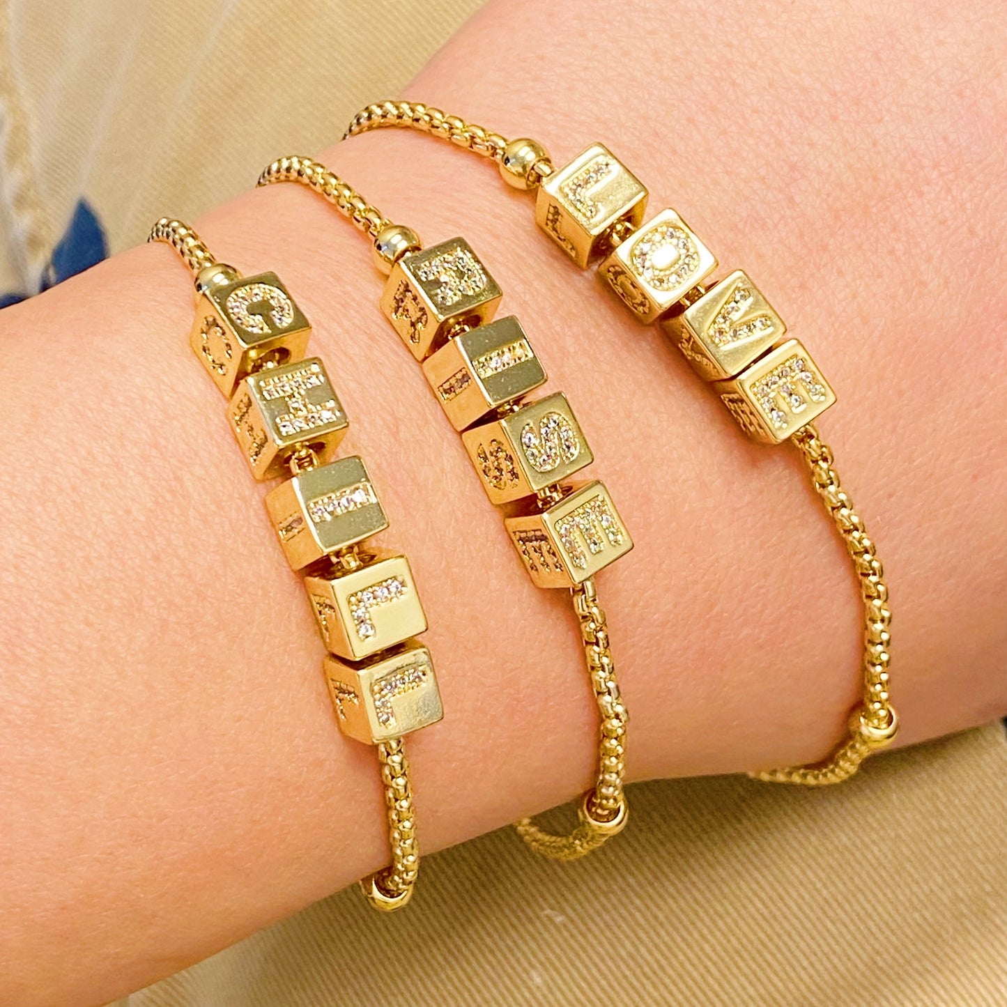 Roll The Dice Charm Bracelet