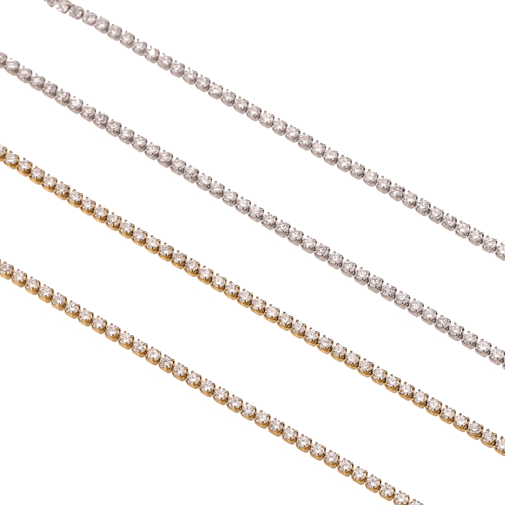 Elegant Cubic Zirconia Choker Tennis Necklace