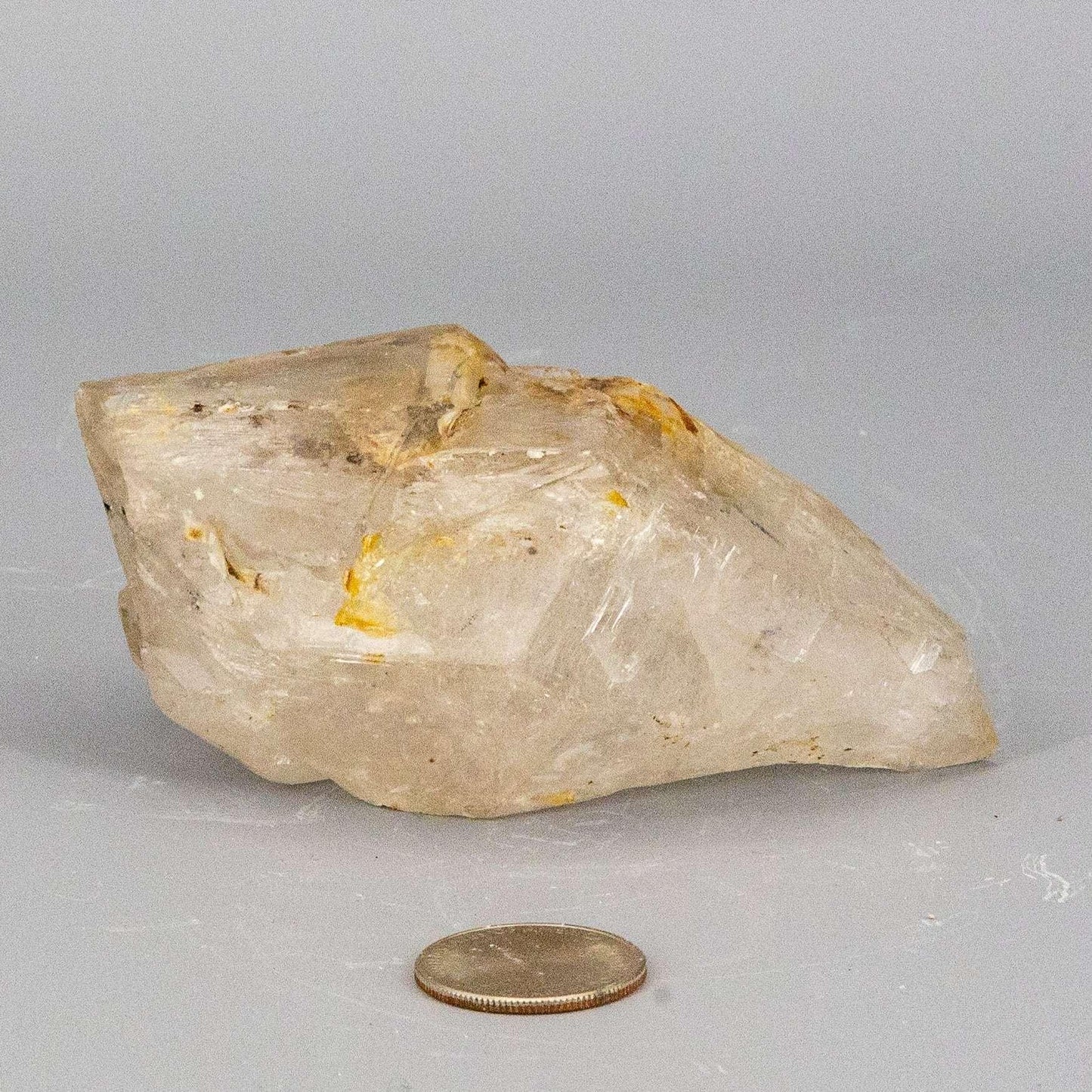Elestial Quartz Enhydro With 2 Bubbles