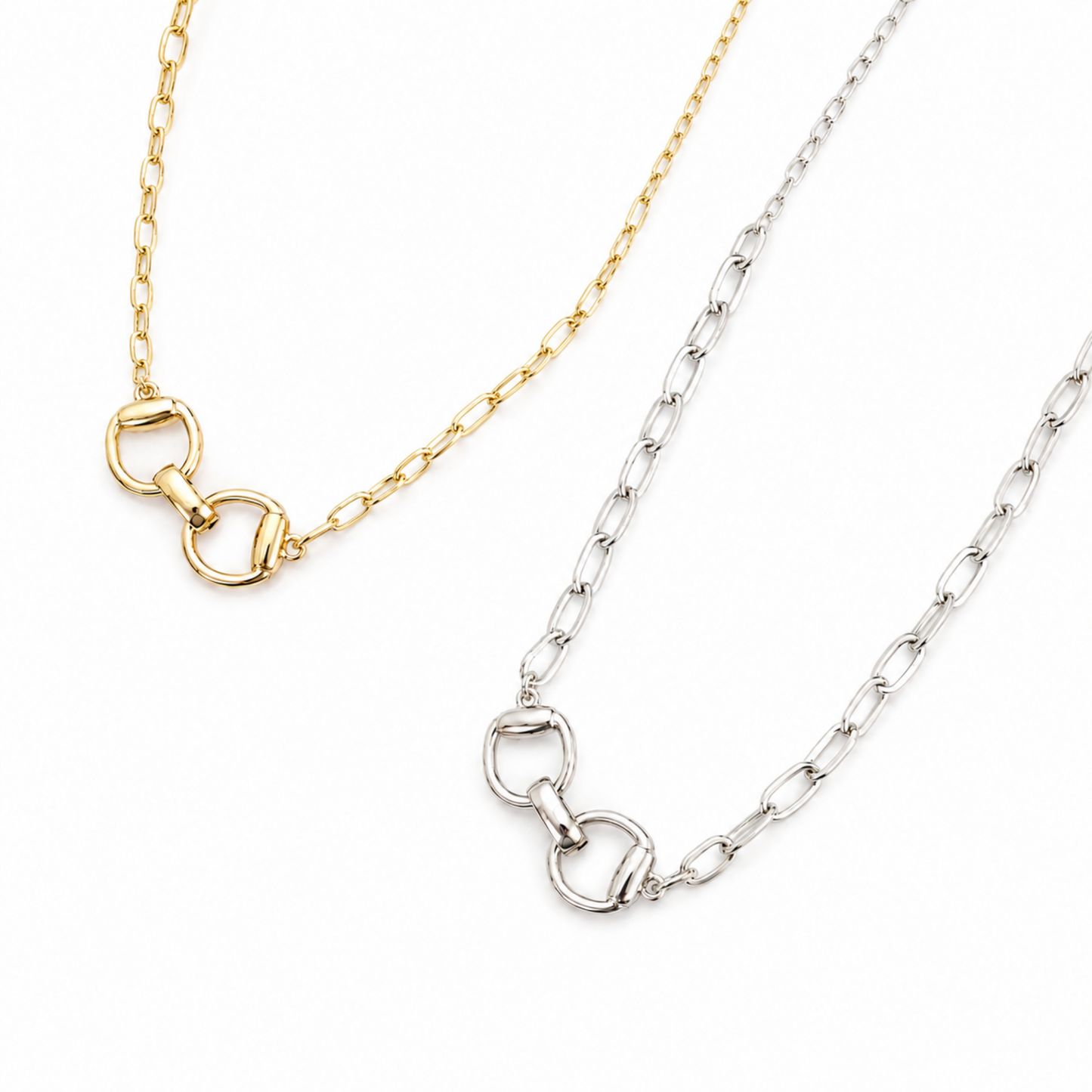 Equestrian Pendant Chain Necklace