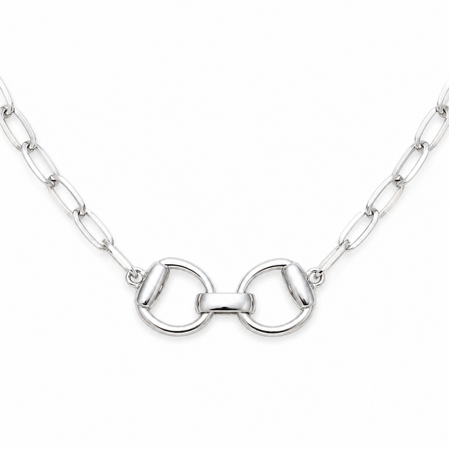 Equestrian Pendant Chain Necklace