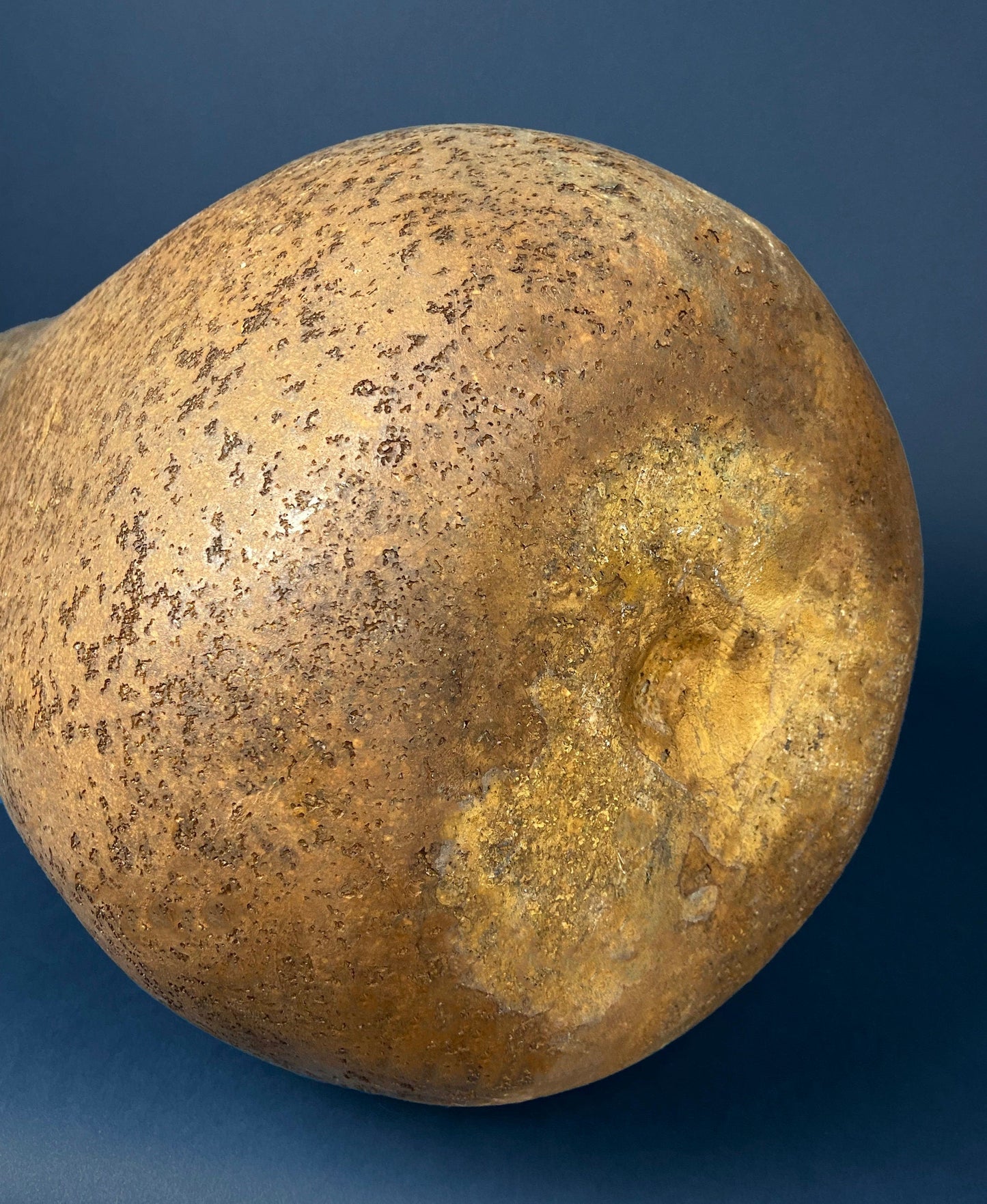 Extra Large Gourd or Pumpkin. 34-inch Tall Thanksgiving, Halloween, or Fall Home/Porch Decor. Store Display. Looks like Concrete.