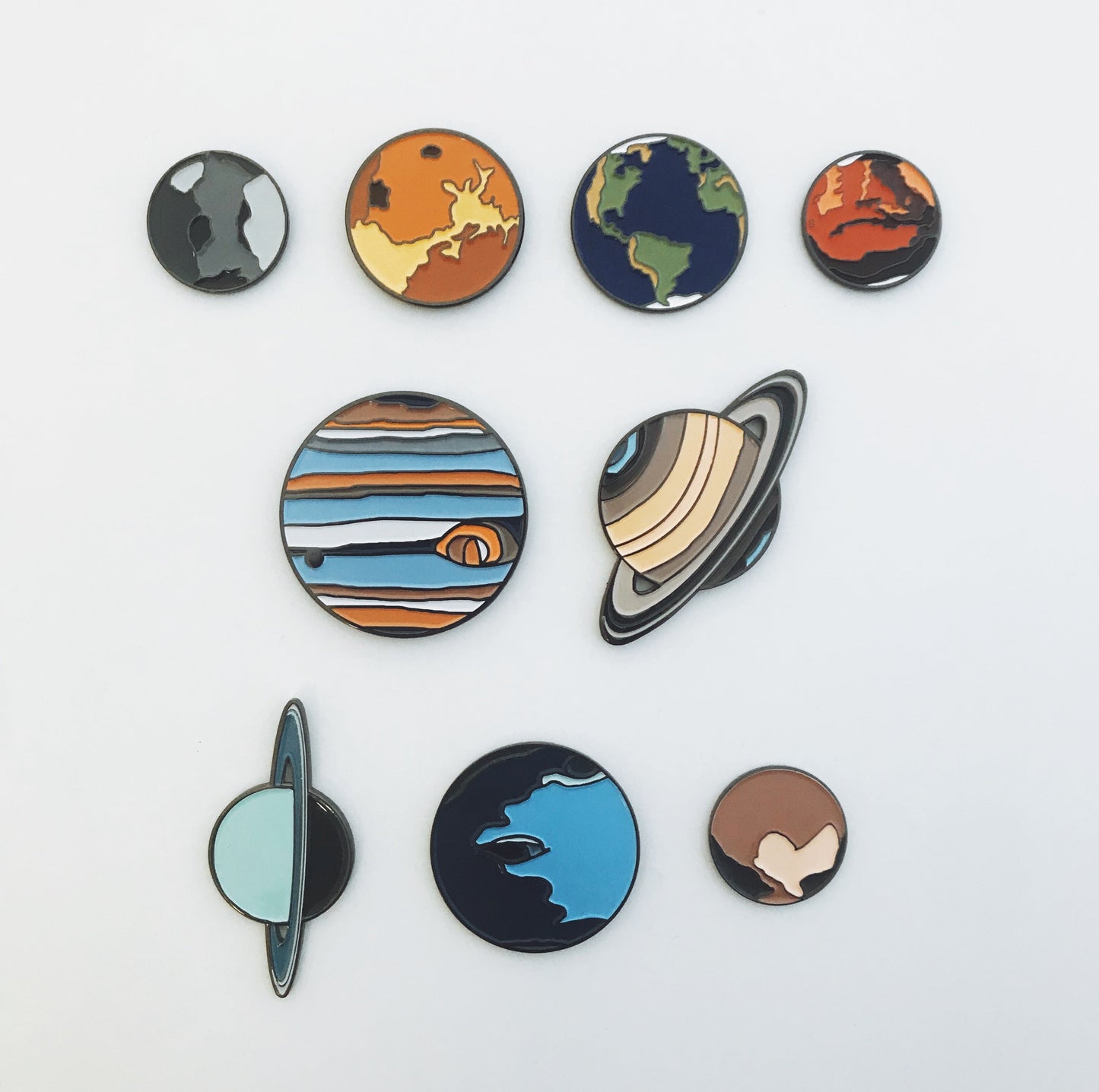 Mars Enamel Pin