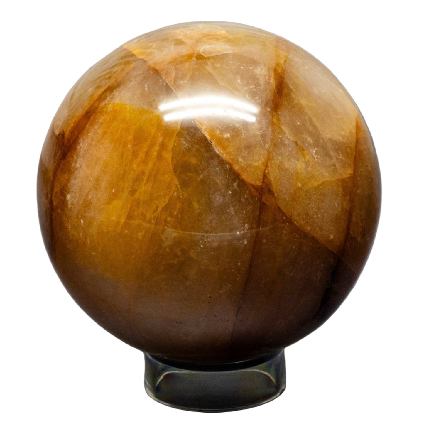 Ferruginous "Golden Healer" Quartz Spheres 75-77mm