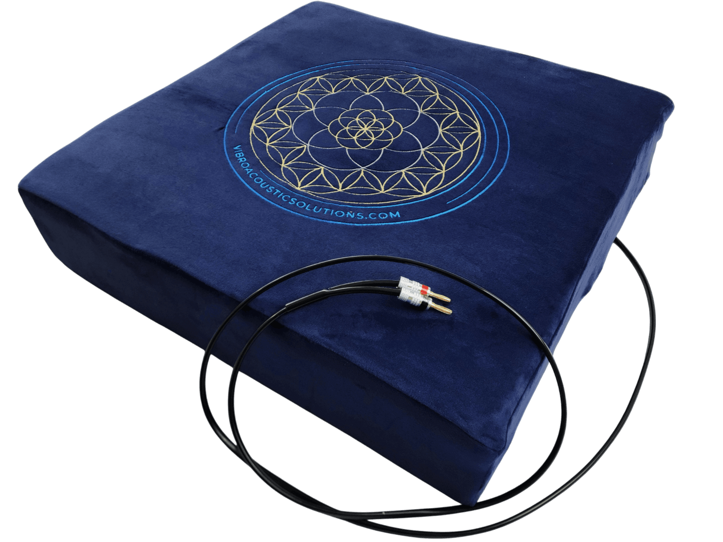 Vibroacoustic Therapy Meditation Cushion bundle with custom amplifier