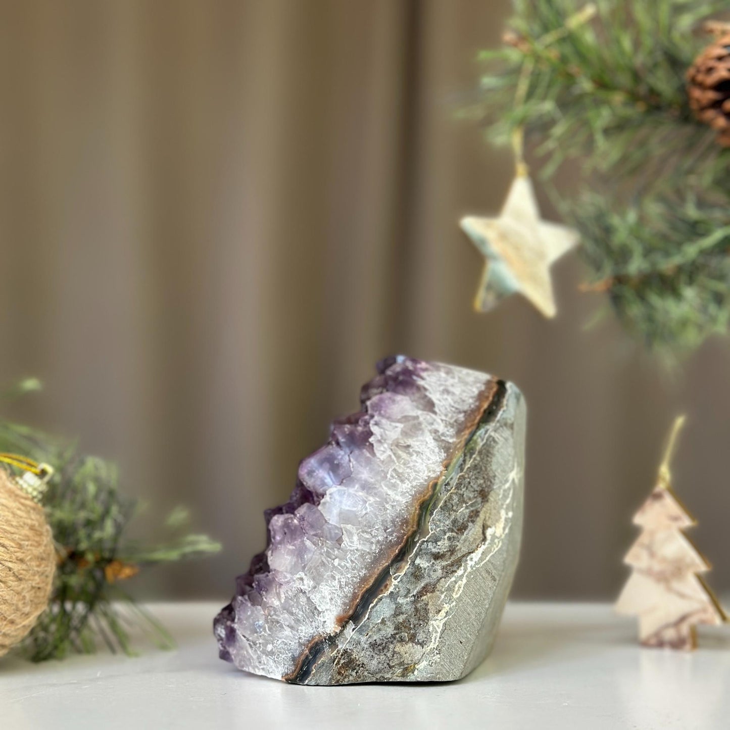 Amethyst cathedral with FREE GIFT BOX, Crystal rocks for sale