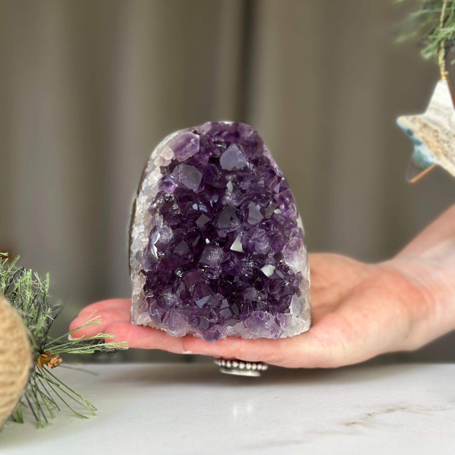 Amethyst cathedral with FREE GIFT BOX, Crystal rocks for sale