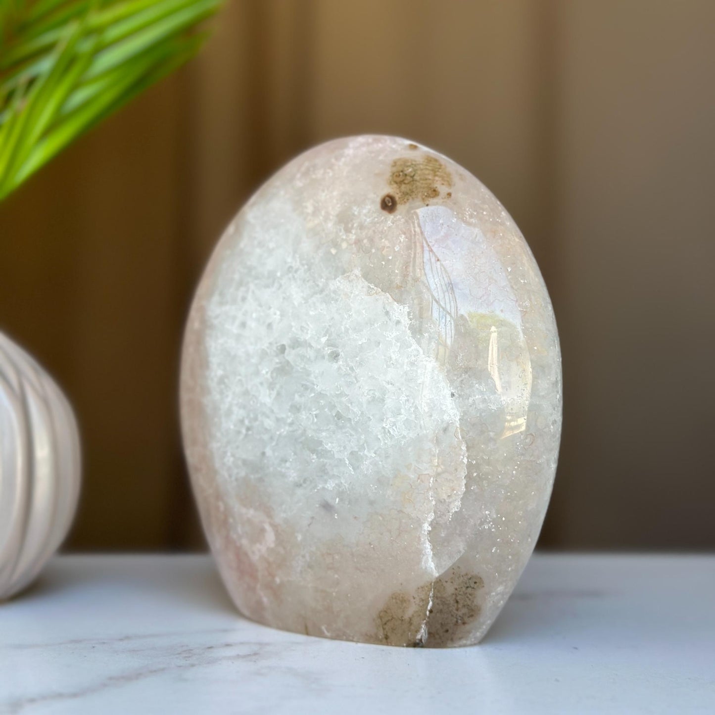 Stunning Amethyst Geode Cave SET (8 Lb), High Quality Amethyst Crystal Egg shaped for Home Decor