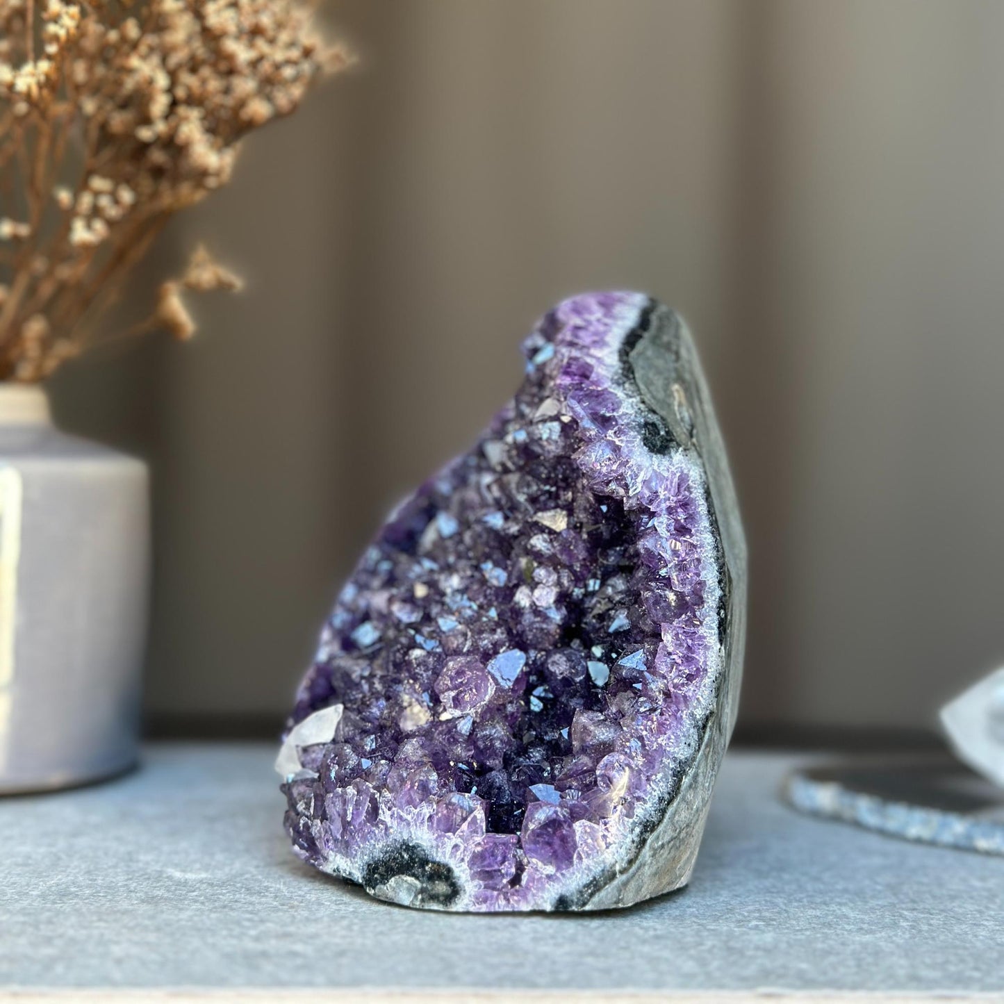 Deep Purple Amethyst Stone
