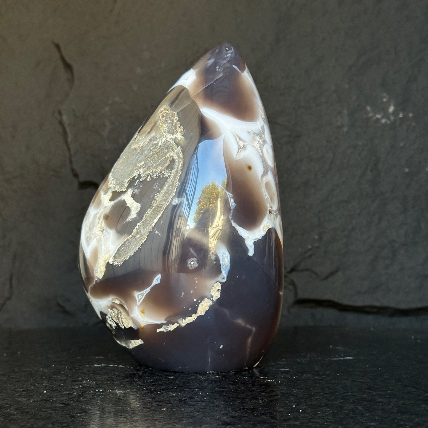 Huge Amethyst Geode Cave, 8 inches Amethyst Self Standing Cluster