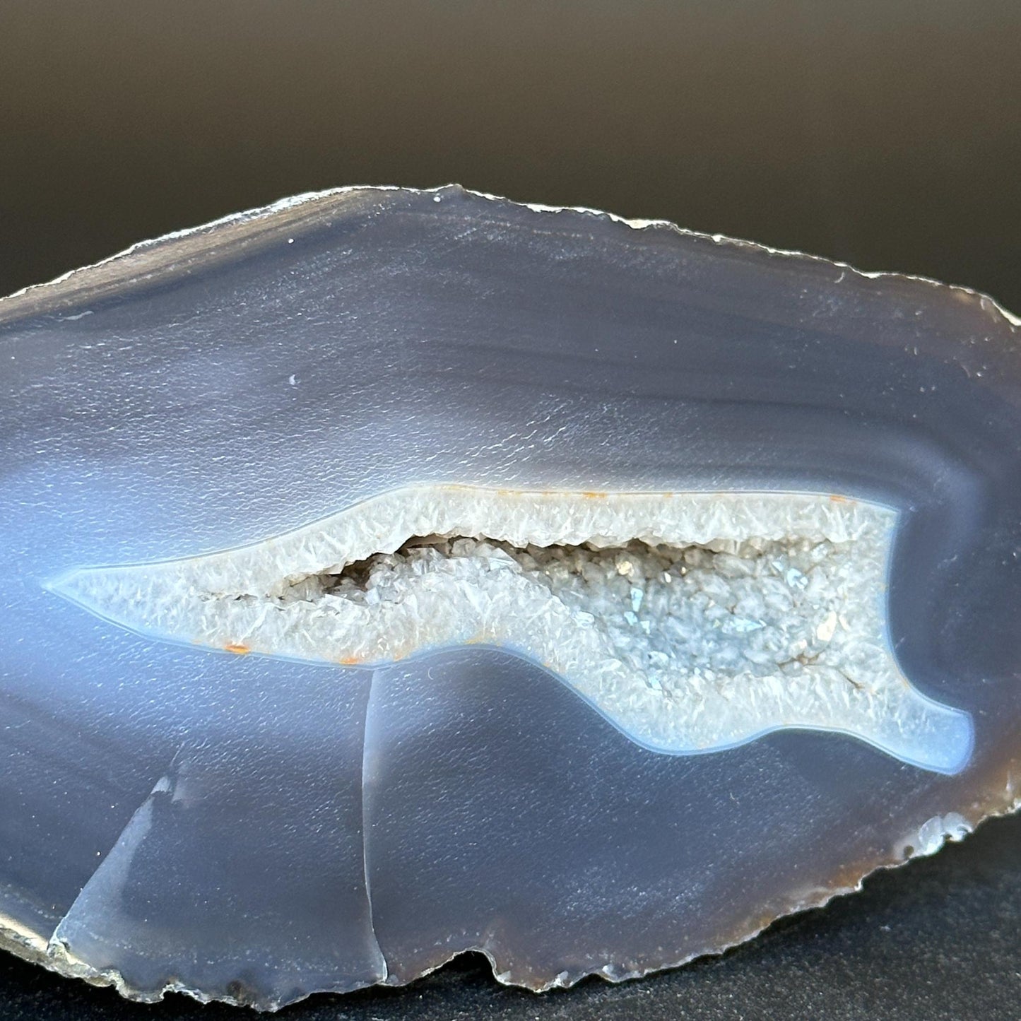 Gemstones and semi precious stones, agate cave