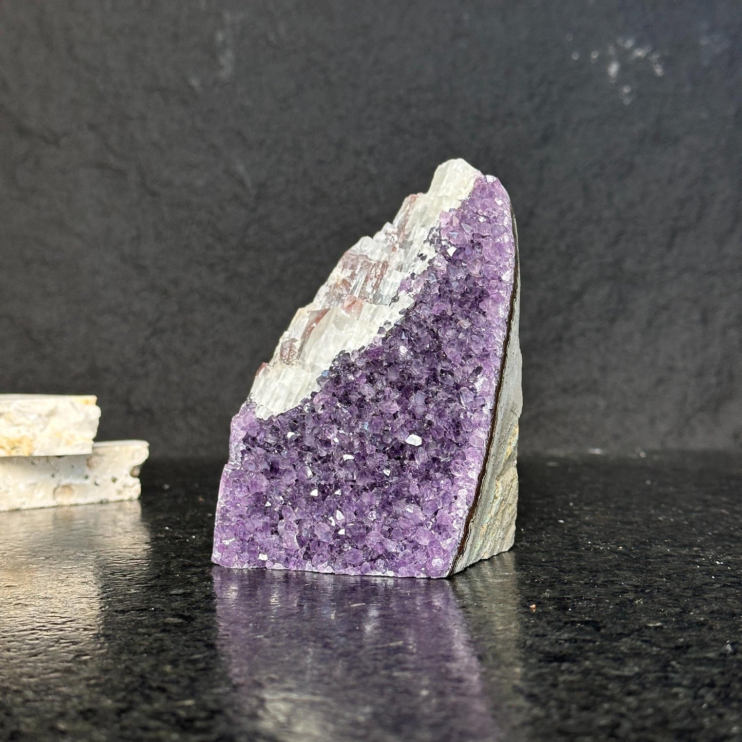 Large amethyst geode with FREE GIFT BOX, Mindfulness gift
