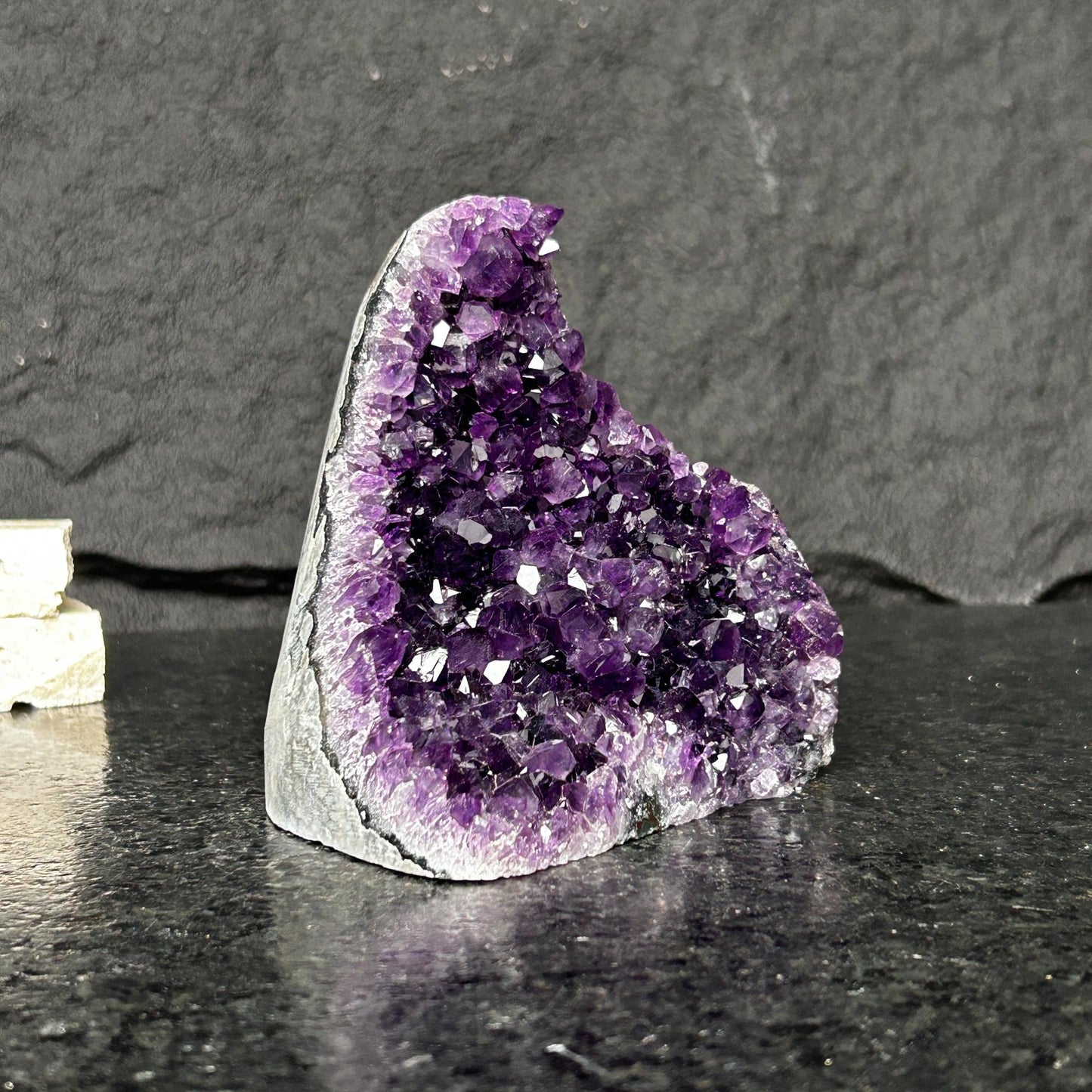 Amethyst druzy stone, extra large amethyst geode