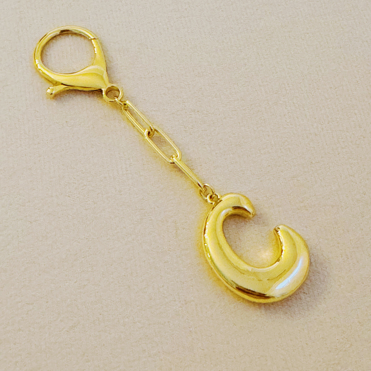 Whimsy Balloon Letter Initial Bag Charm