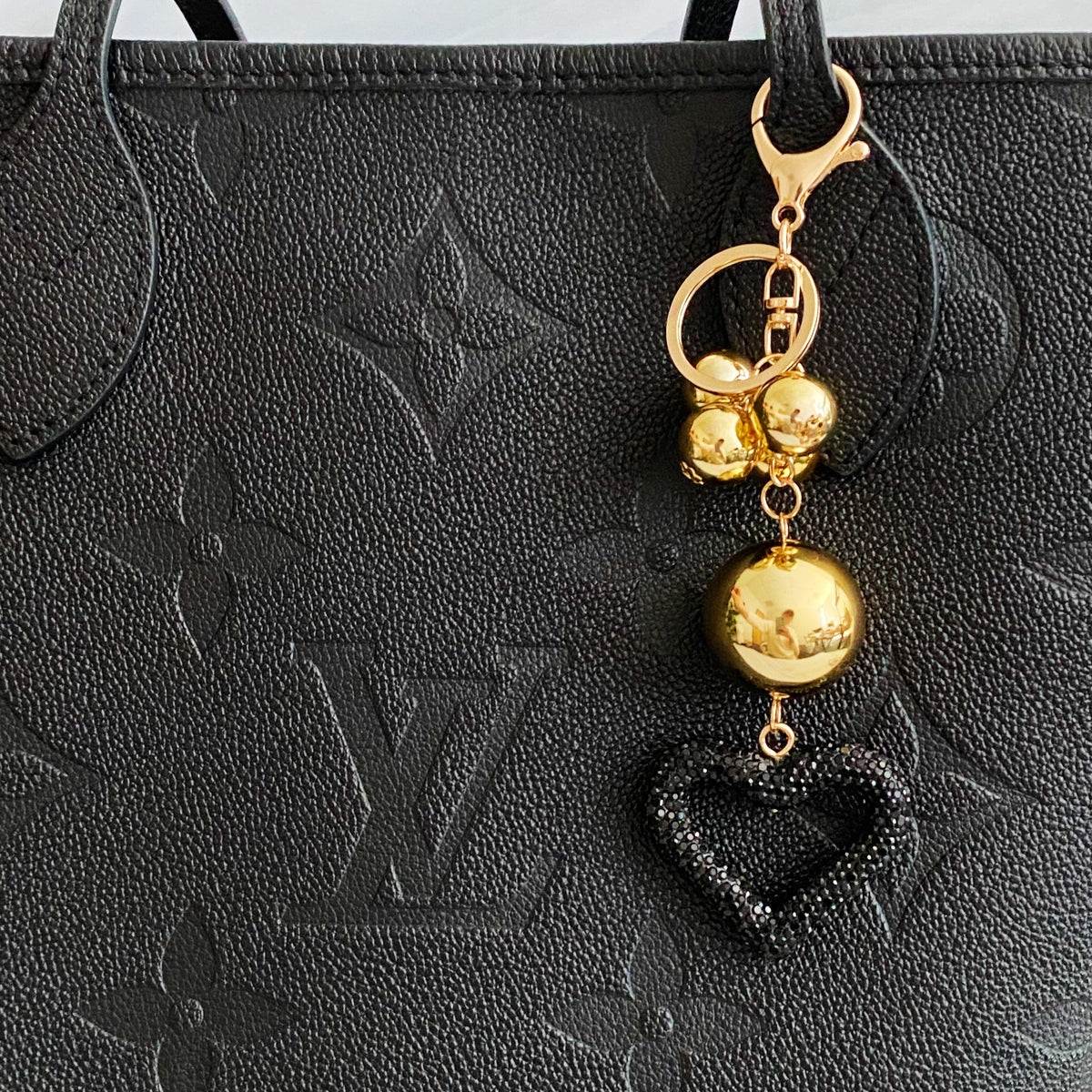 It Girl Glam Heart Bauble Key Chain