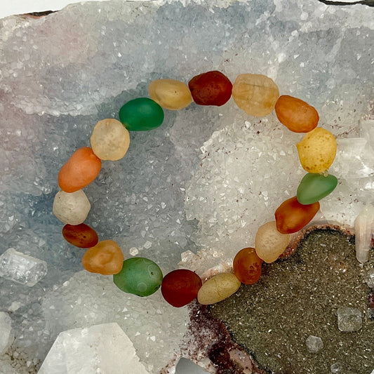 Gobi Desert Agate Beaded Bracelet