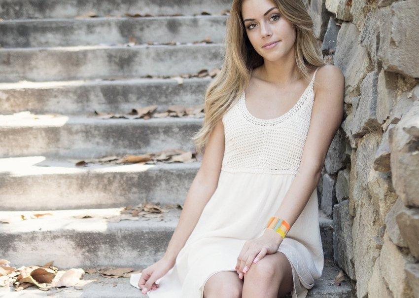 Cuff Bracelet  with Ceramic Colors