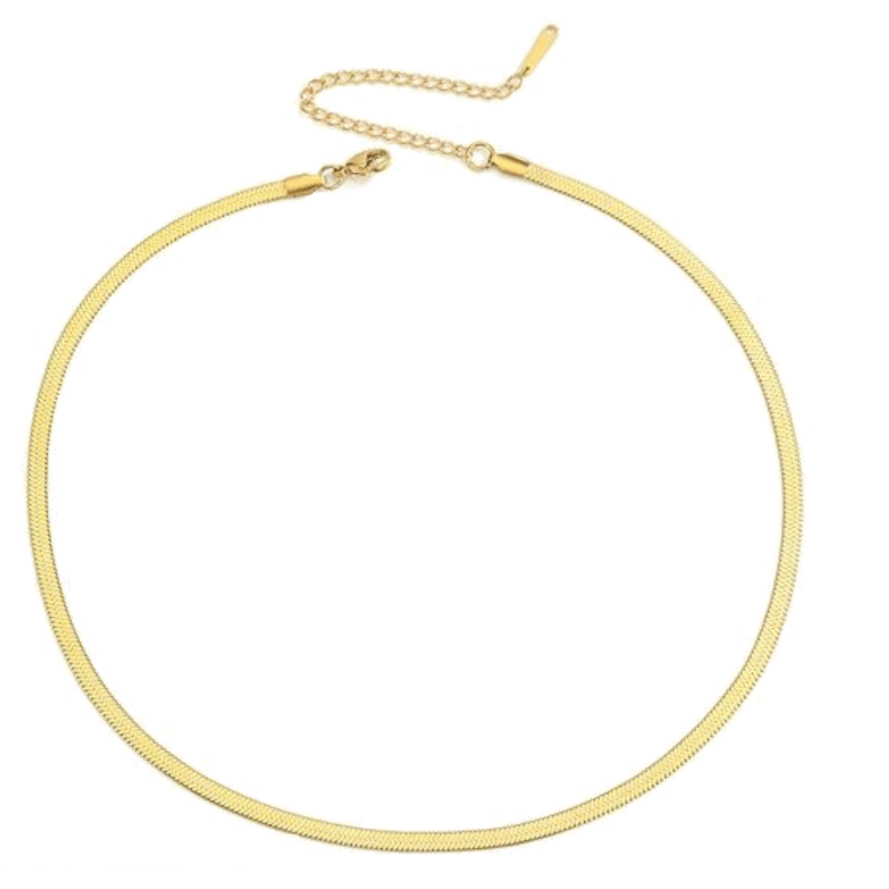 Snake Chain Necklace – Sleek and Timeless Elegance