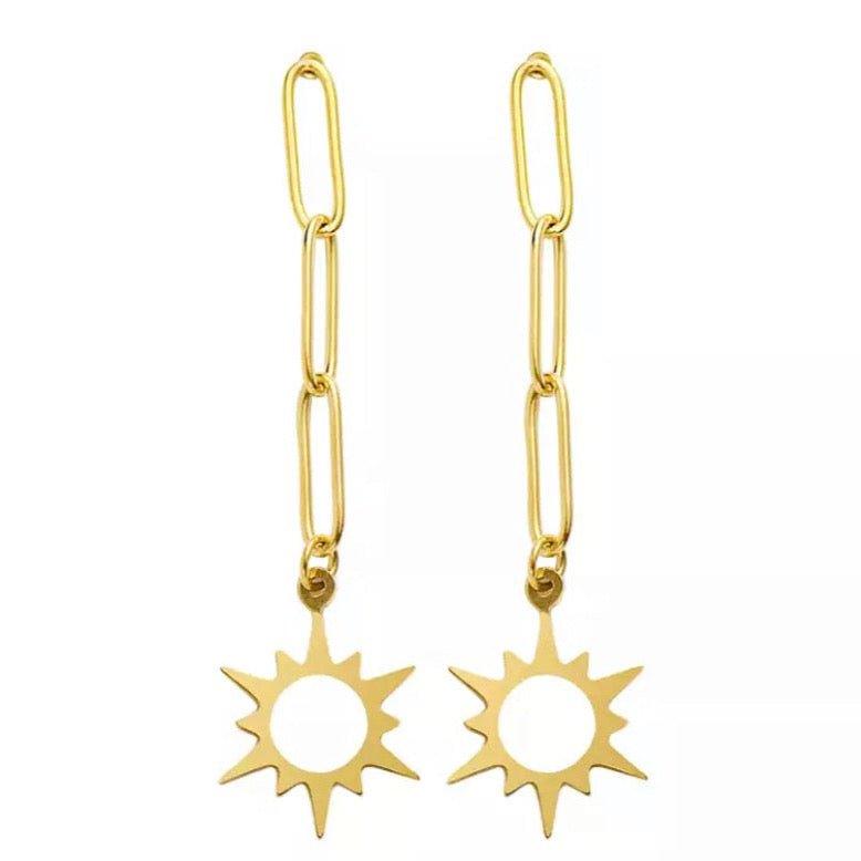 Star Dangle Earrings