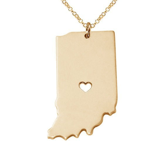 Indiana State Necklace