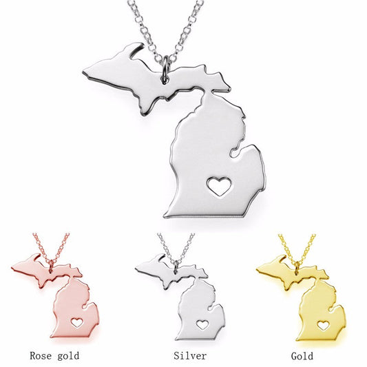 Michigan State Necklace
