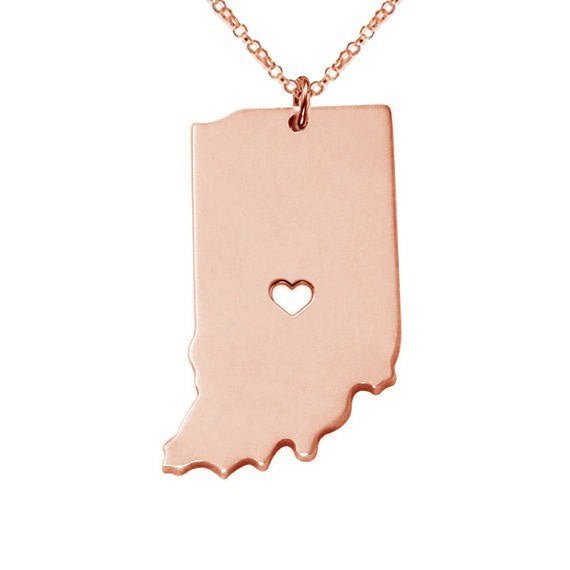 Indiana State Necklace