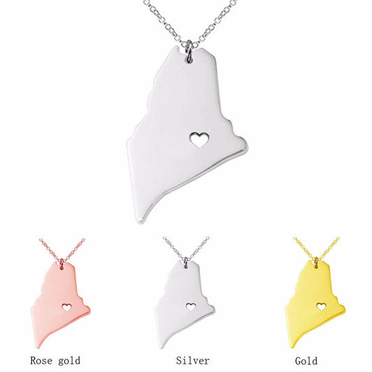 Maine State Necklace