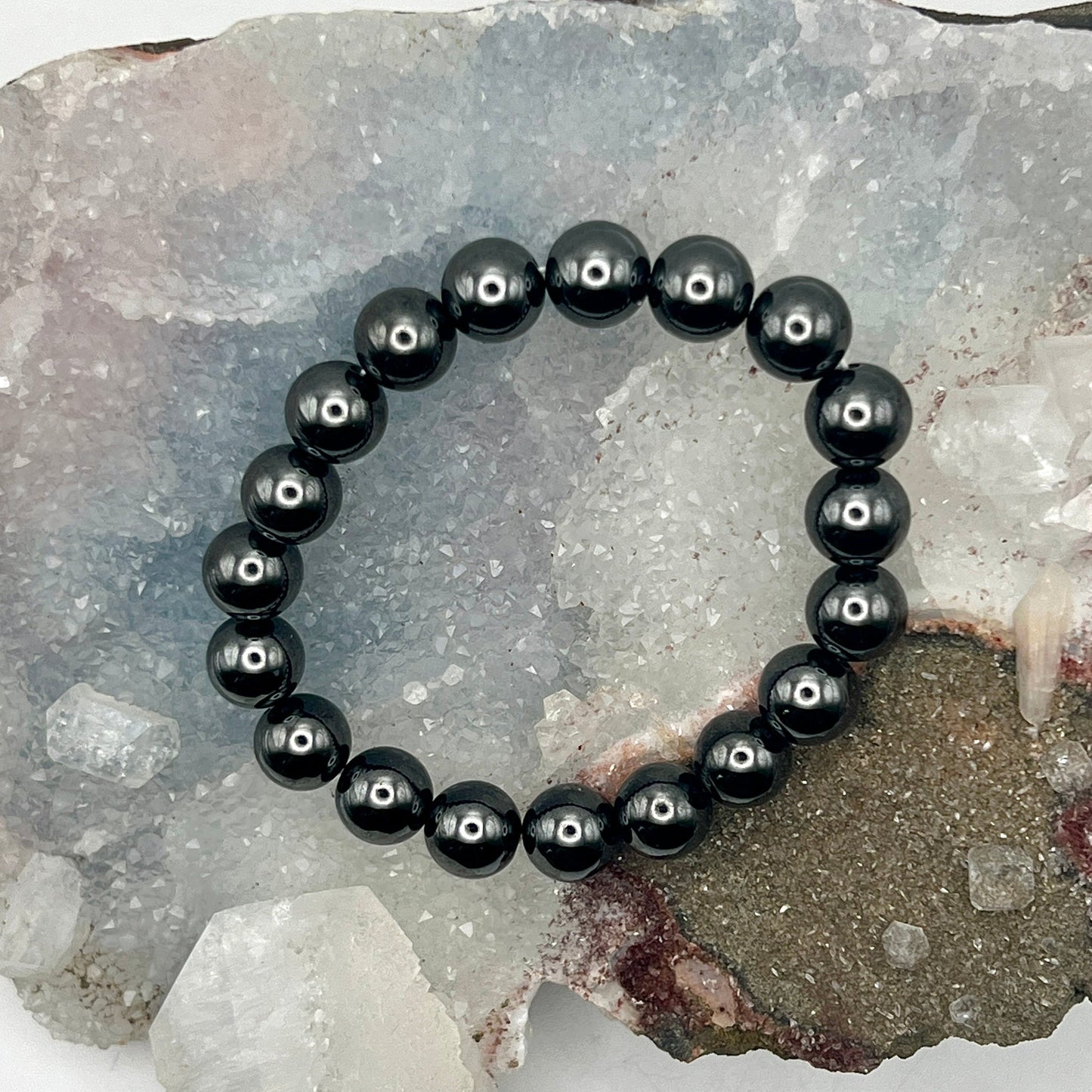 Hematite Magnetic Beaded Bracelet