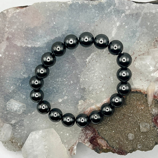 Hematite Magnetic Beaded Bracelet