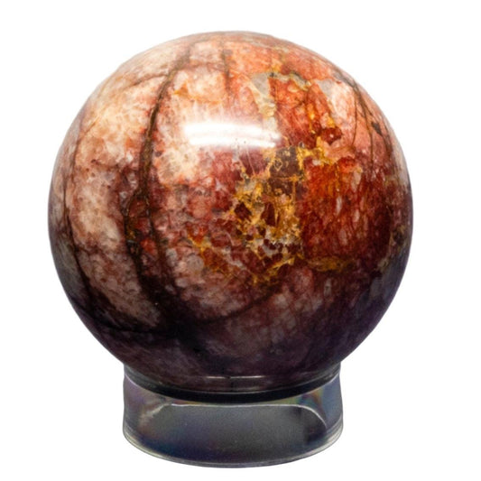Hematoid "Fire" Quartz Spheres 52-54mm