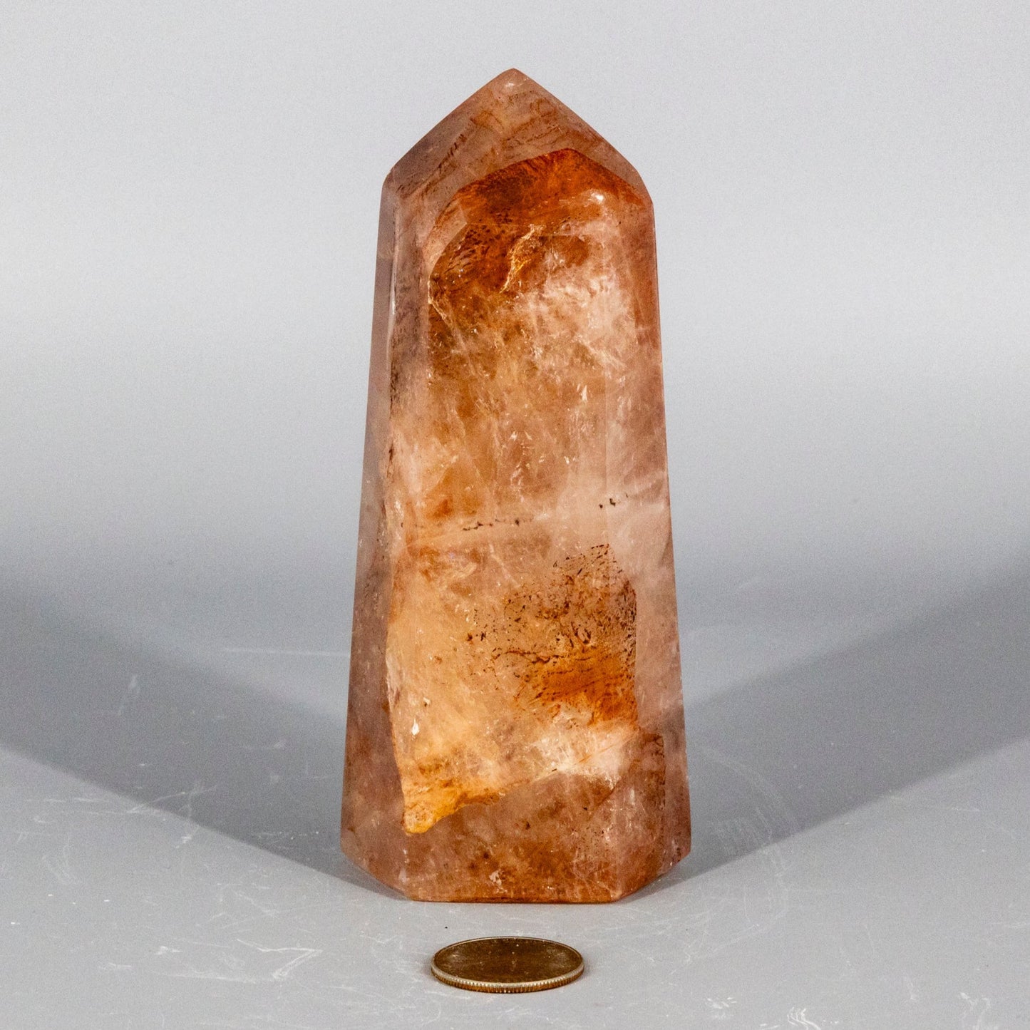 Hematoid "Fire" Quartz Tower