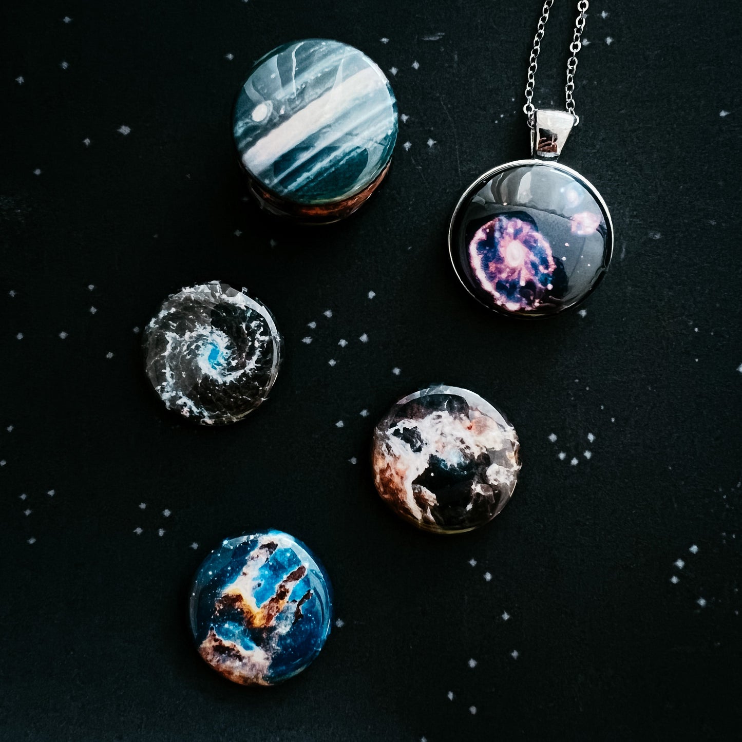 Interchangeable JWST First Images Necklace