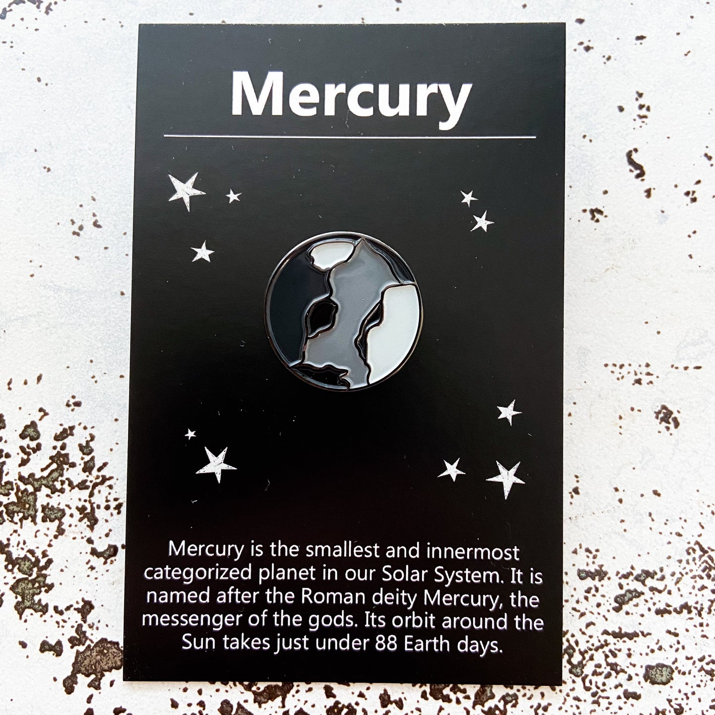 Mercury Enamel Pin