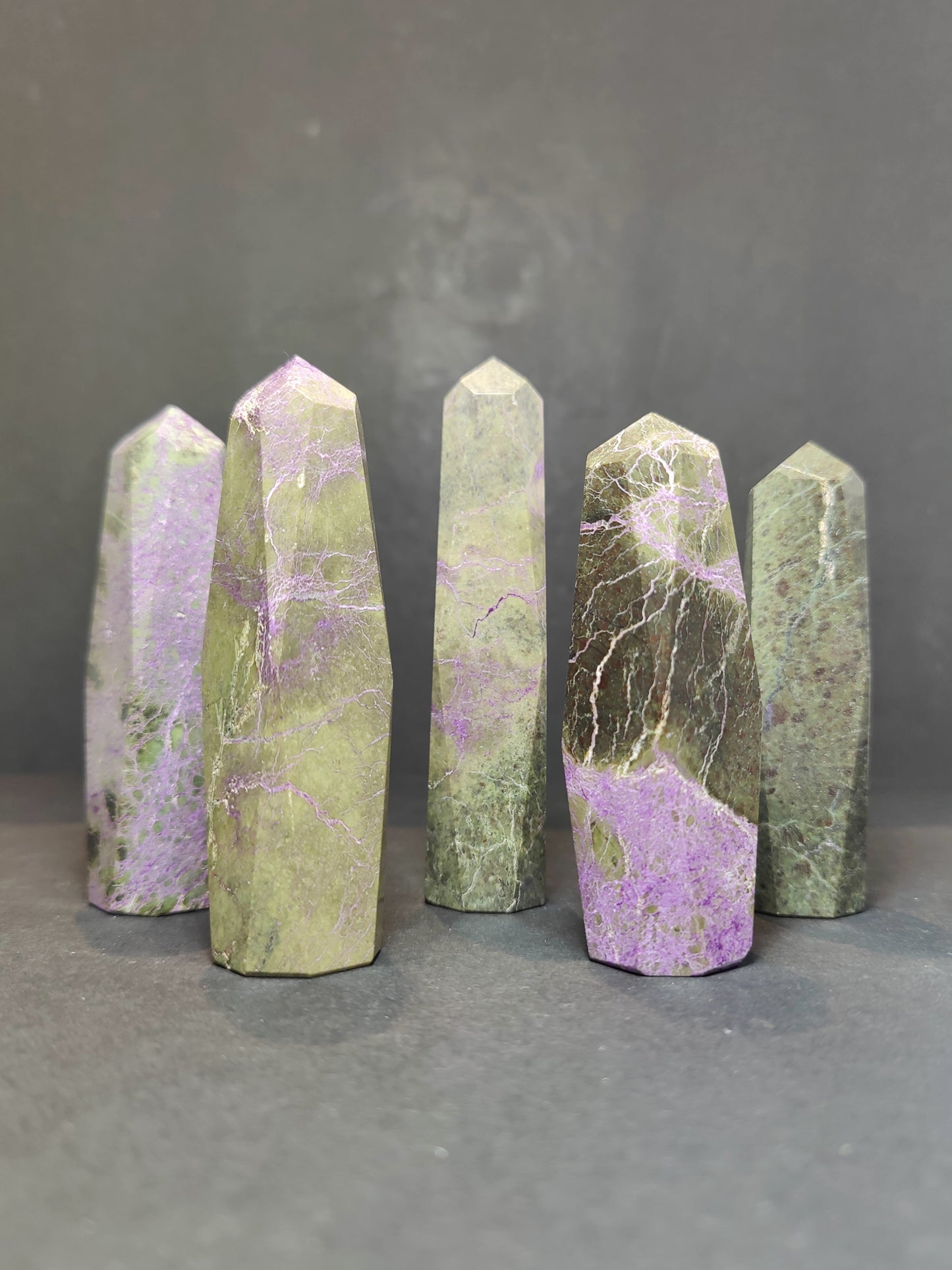 Atlantisite (Stichtite with Serpentine) Polished Tower Sculpture