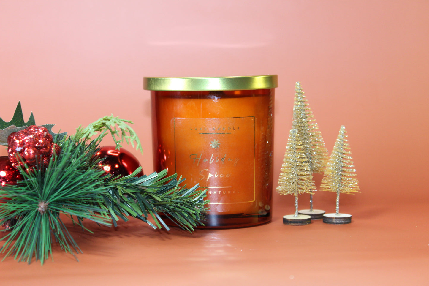 Holiday Spice • Luxe Natural Coconut Wax Candle