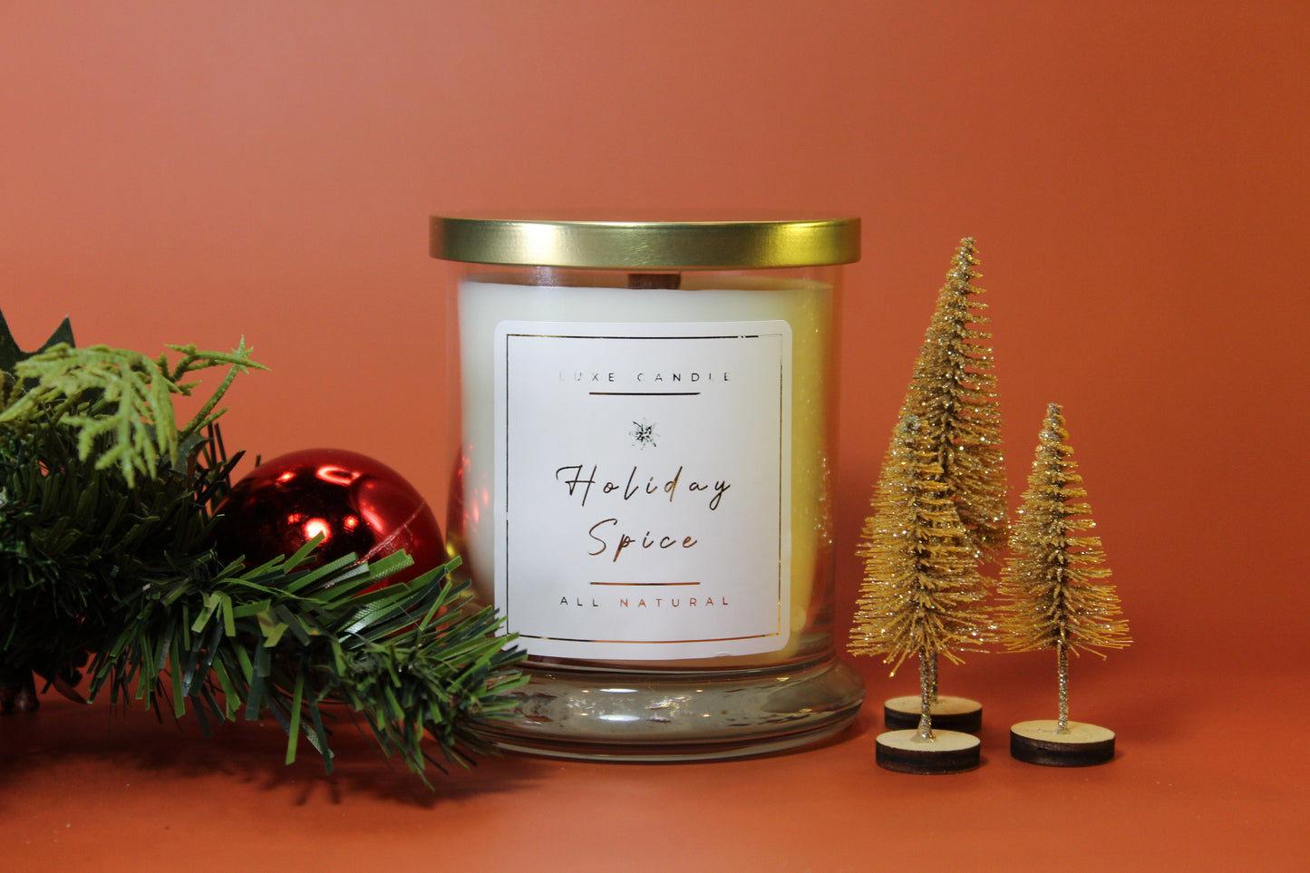Holiday Spice • Luxe Natural Coconut Wax Candle