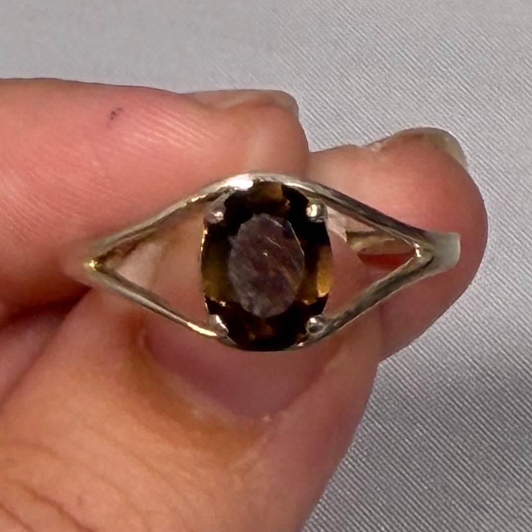 Smokey Quartz Ring Size 12 (02.4030)