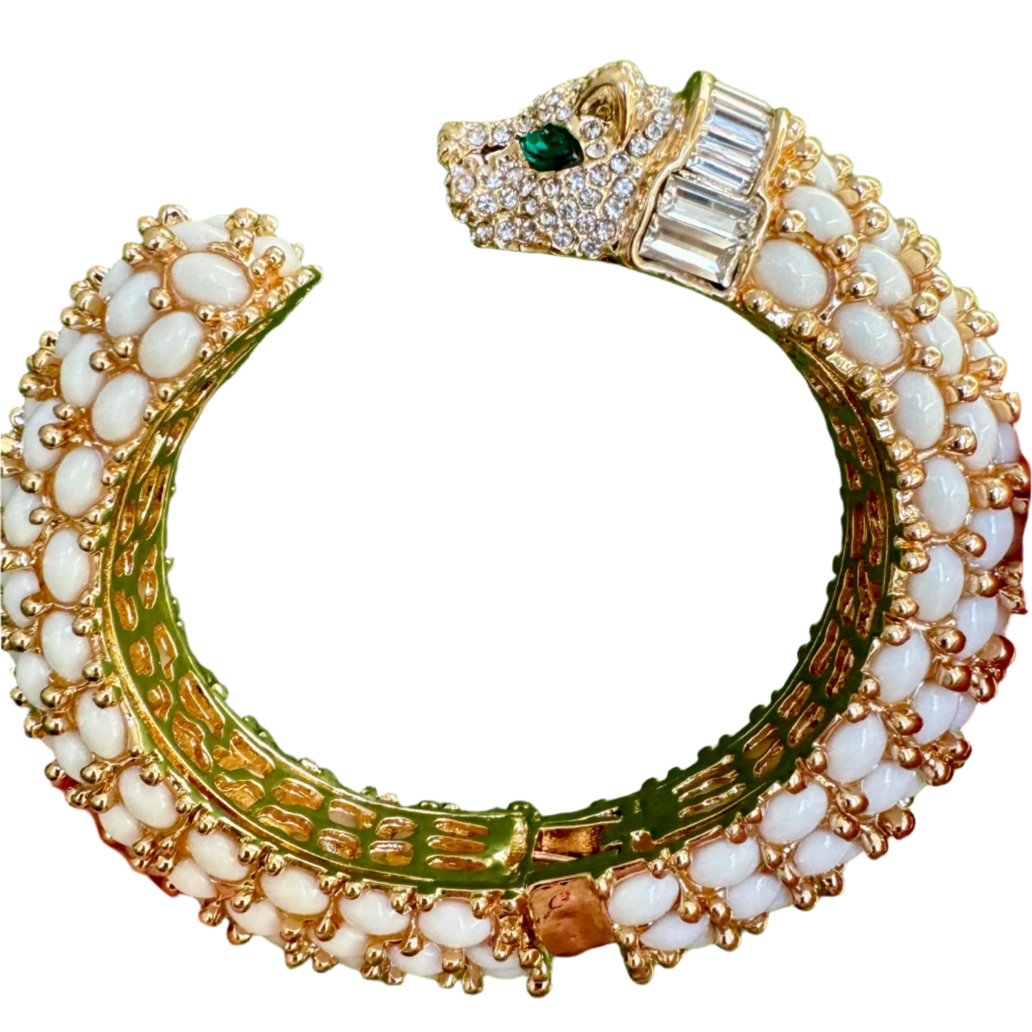 White Panther Bracelet