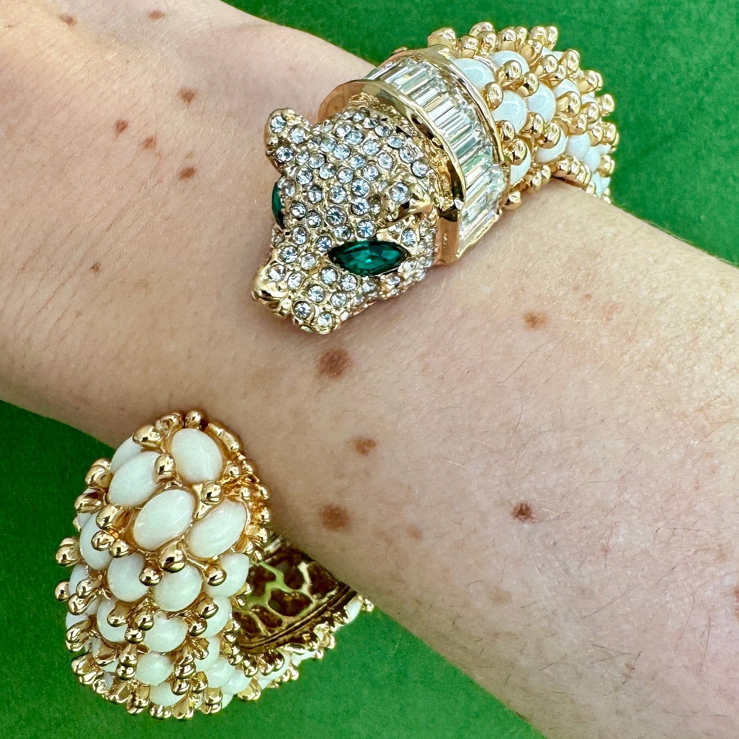 White Panther Bracelet