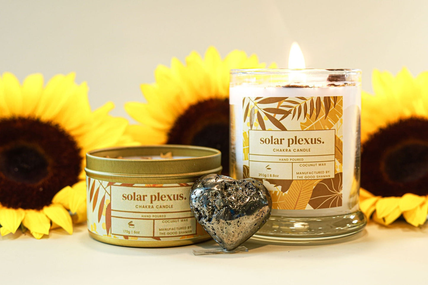 Solar Plexus Luxe Natural Coconut Wax Scented Candle